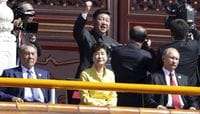 中国｢抗日勝利70年式典｣､覆い隠せぬ矛盾